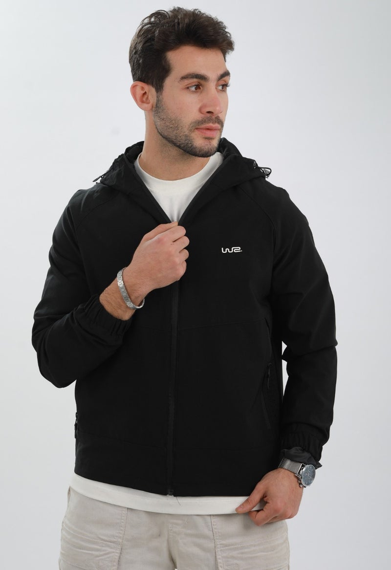 WHITE RABBIT Jacket soft with lining-Black - Image 1